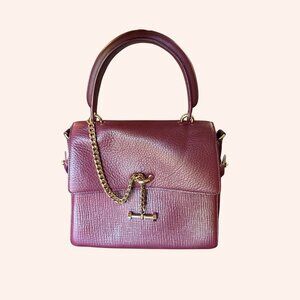 Luana Italy Red Leather Bag